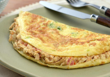 CREPIOCA FRANGO C/ QUEIJO
