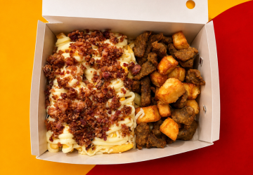 COMBO MIX PLUS 3 QUEIJOS FLAMBADO COM BACON