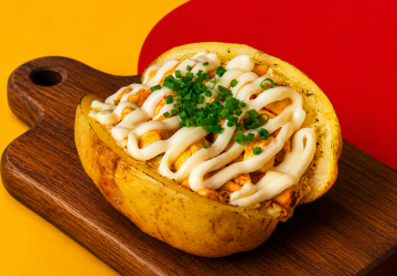 Batata Recheada Frango Catupiry