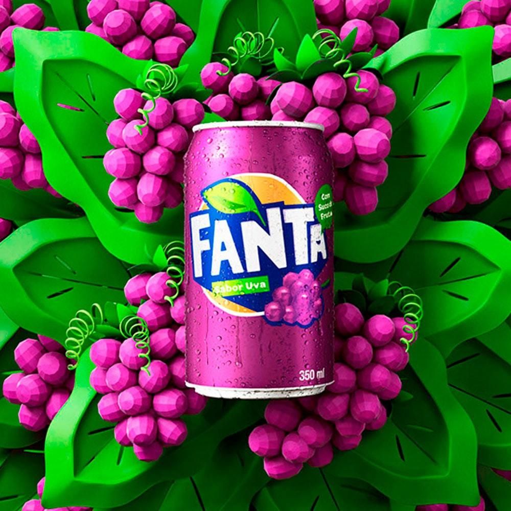 FANTA UVA LT 350 ML