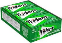 CHICLETE TRIDENT MENTA 8G