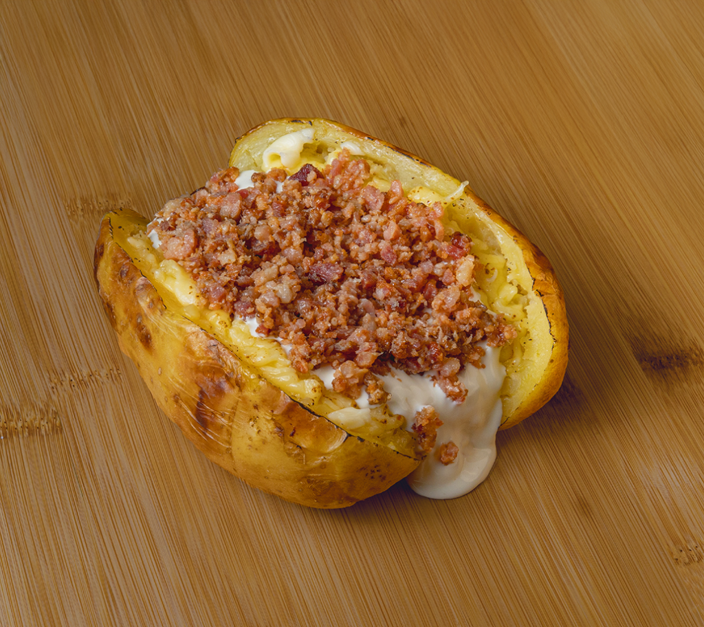 Batata Recheada Bacon cremoso