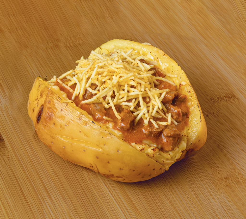 Batata Recheada Strogonoff de Filé