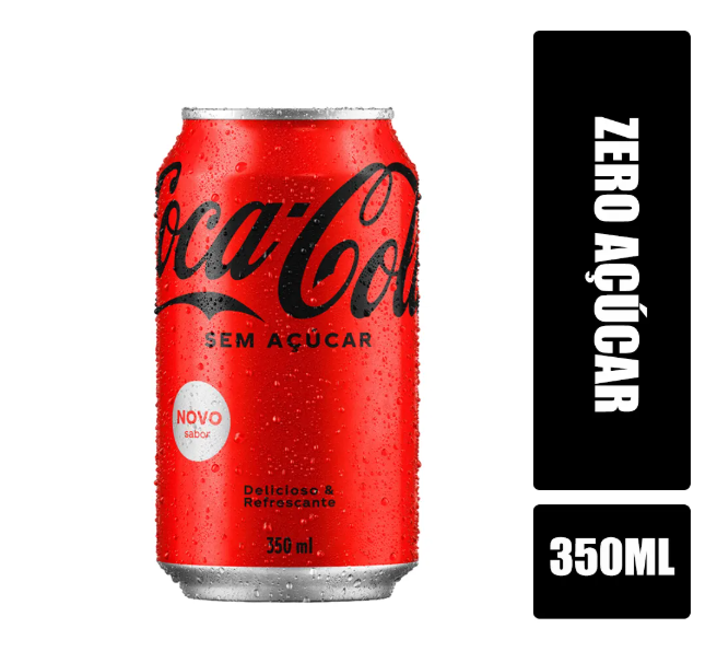COCA-COLA Zero Açúcar Lata 350ml