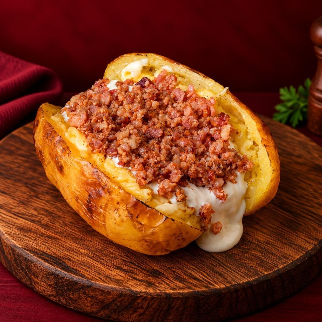 Batata Recheada Bacon cremoso
