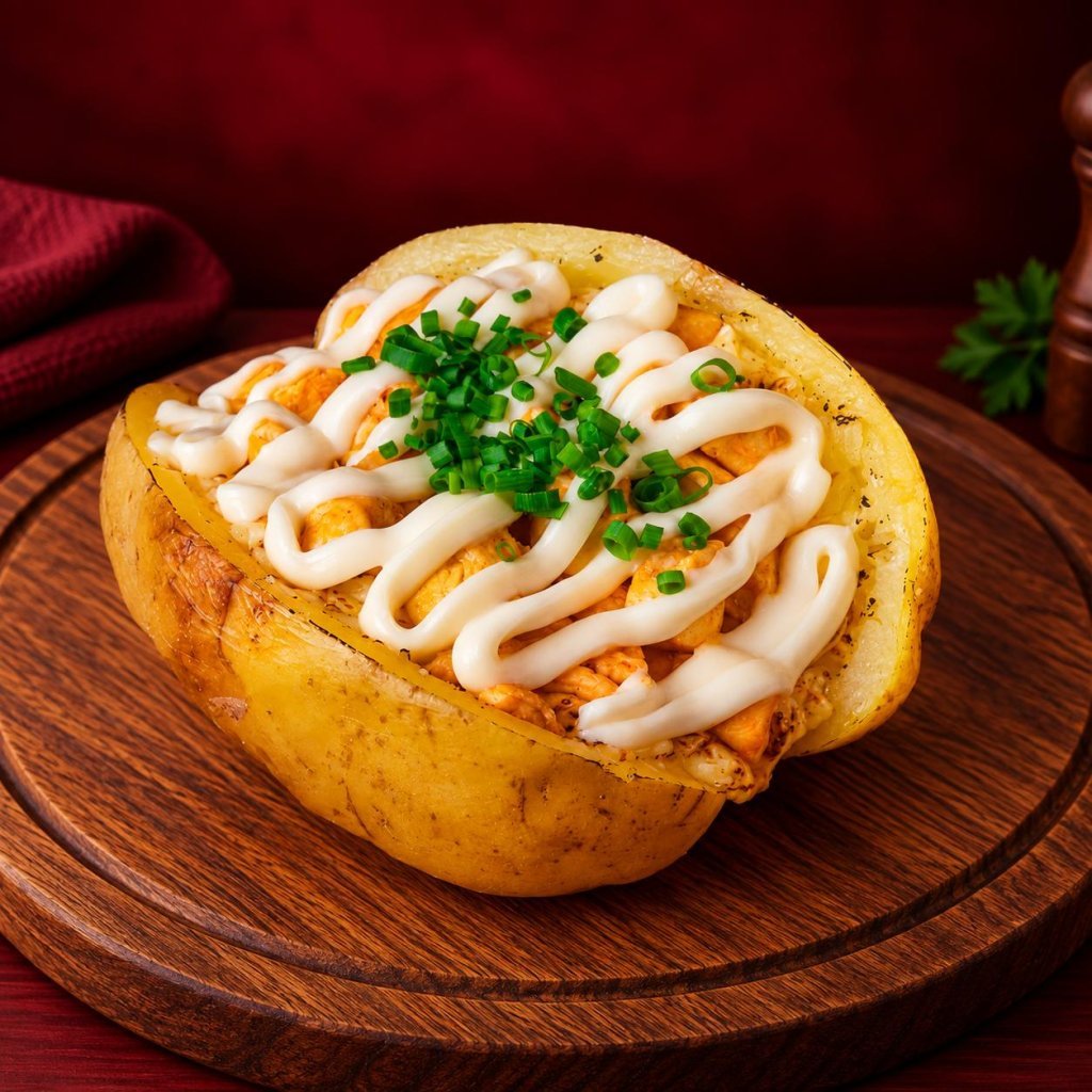 Batata Recheada Frango Catupiry