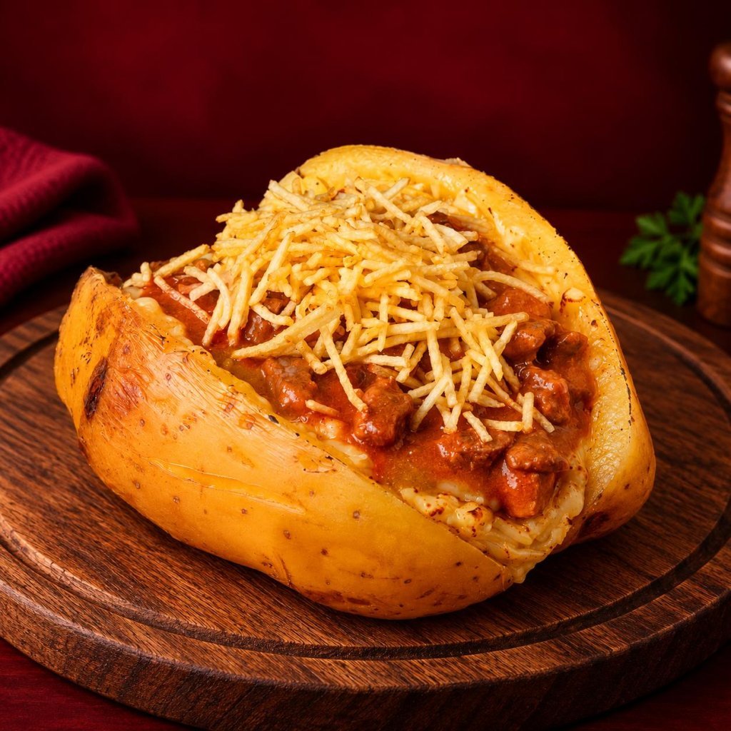 Batata Recheada Strogonoff de Filé